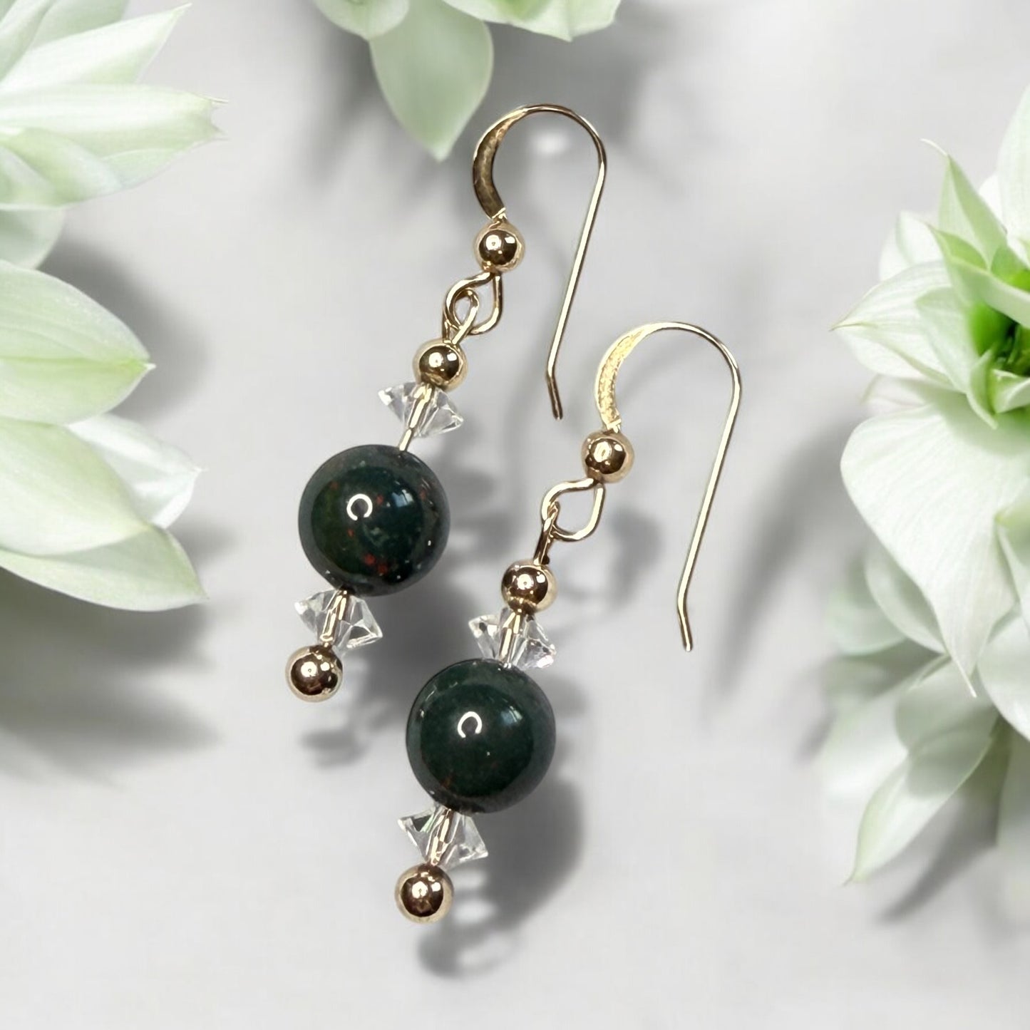 Indian Bloodstone Earrings