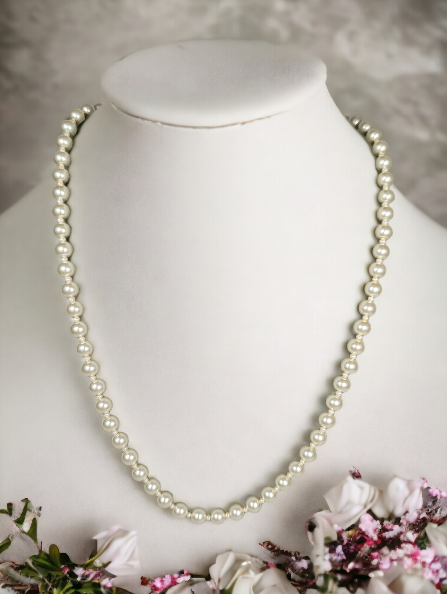 Crystal Pearl Necklace