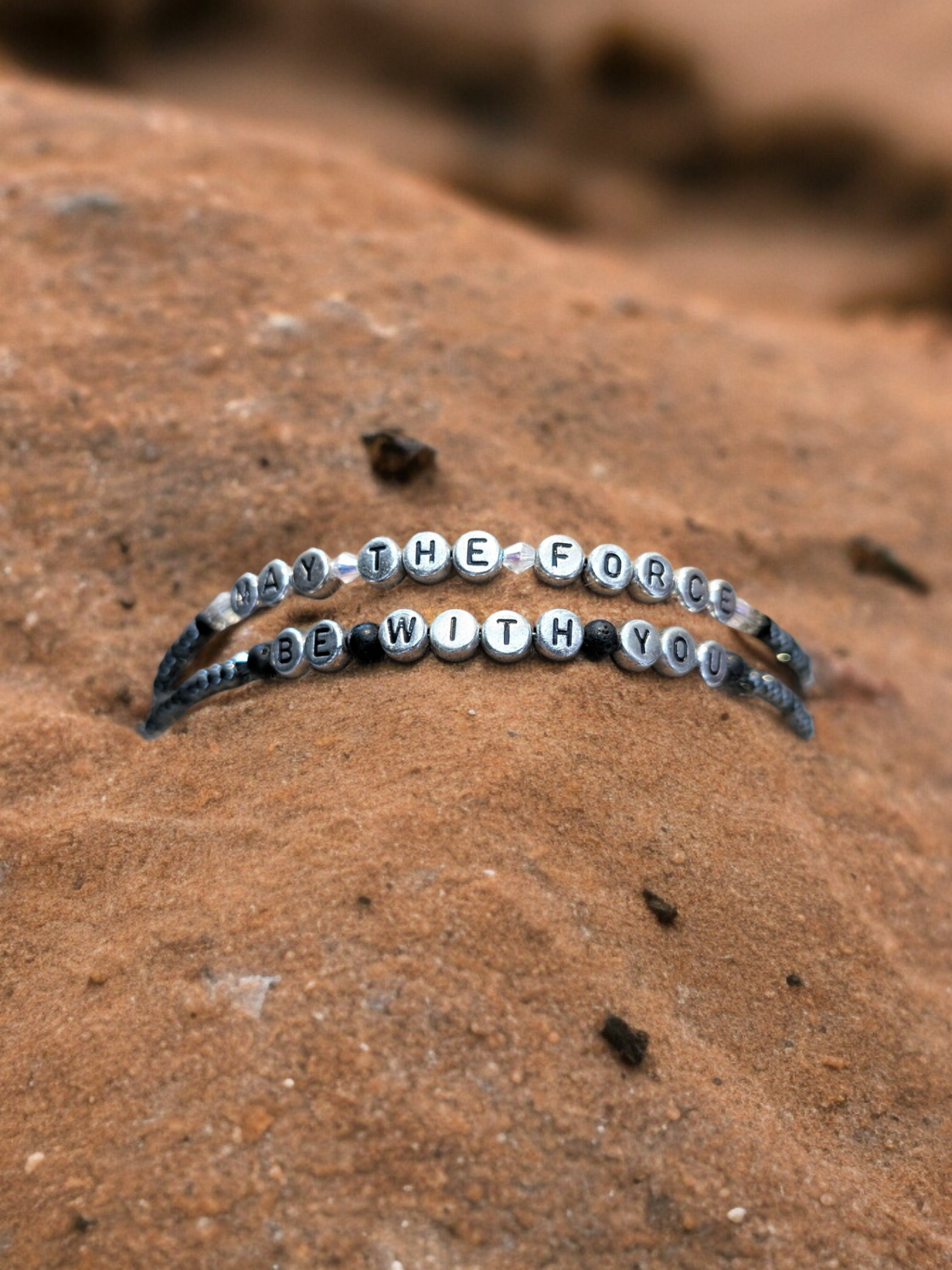 May the Force Be With You Stackable Bracelet Set