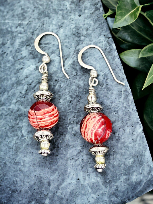 Snakeskin Jasper Earrings