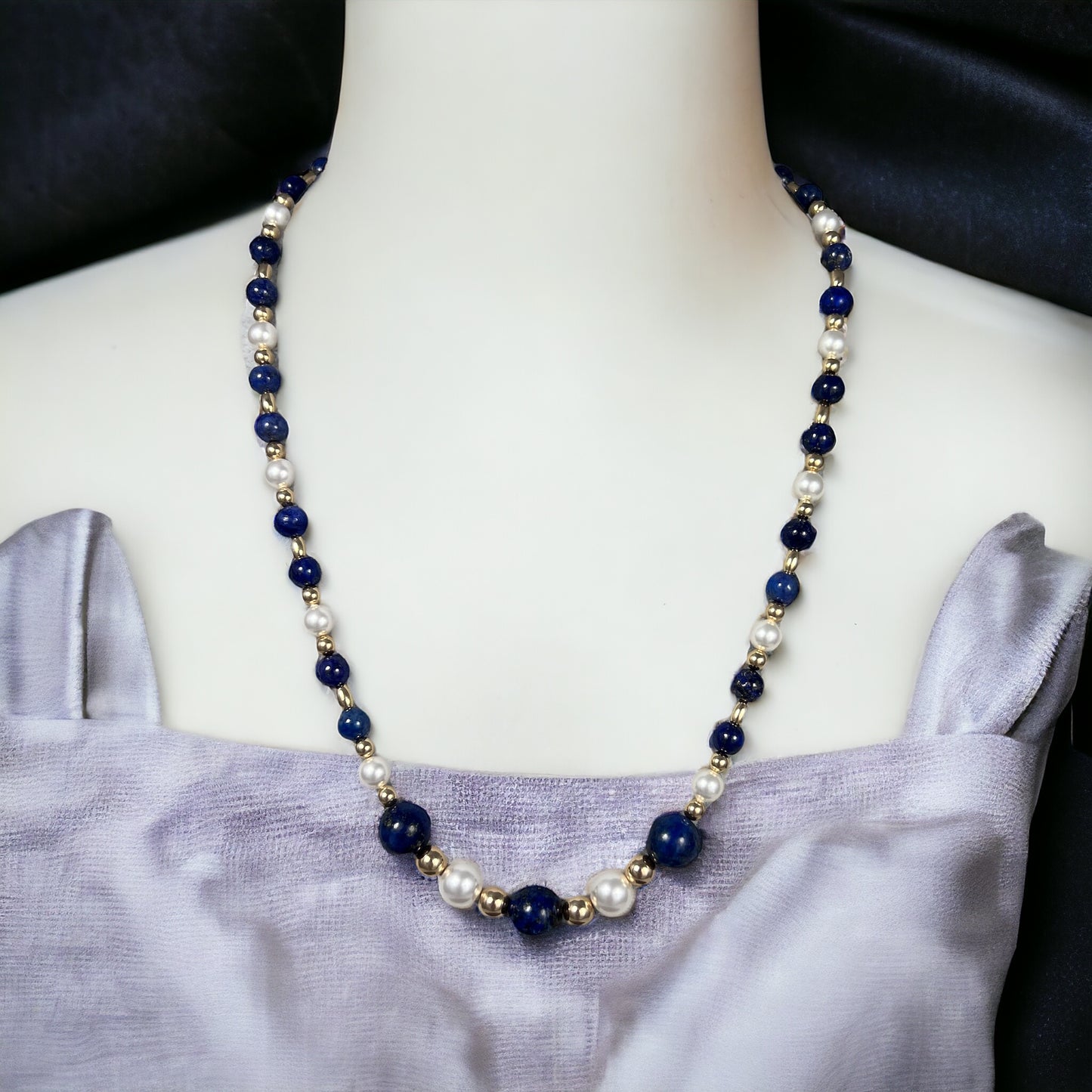 Royal Blue Elegance Necklace