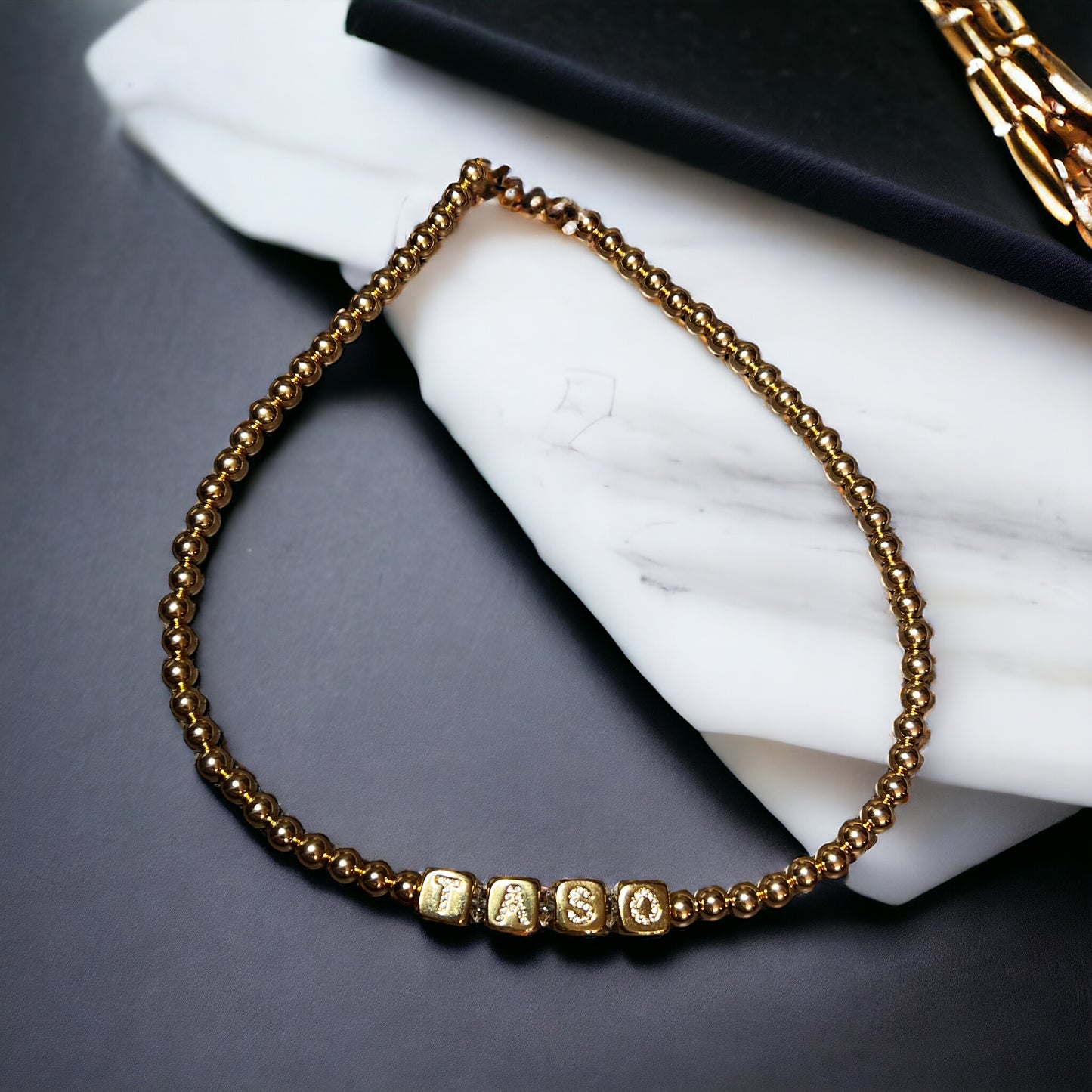 Gold-Filled Initial Choker