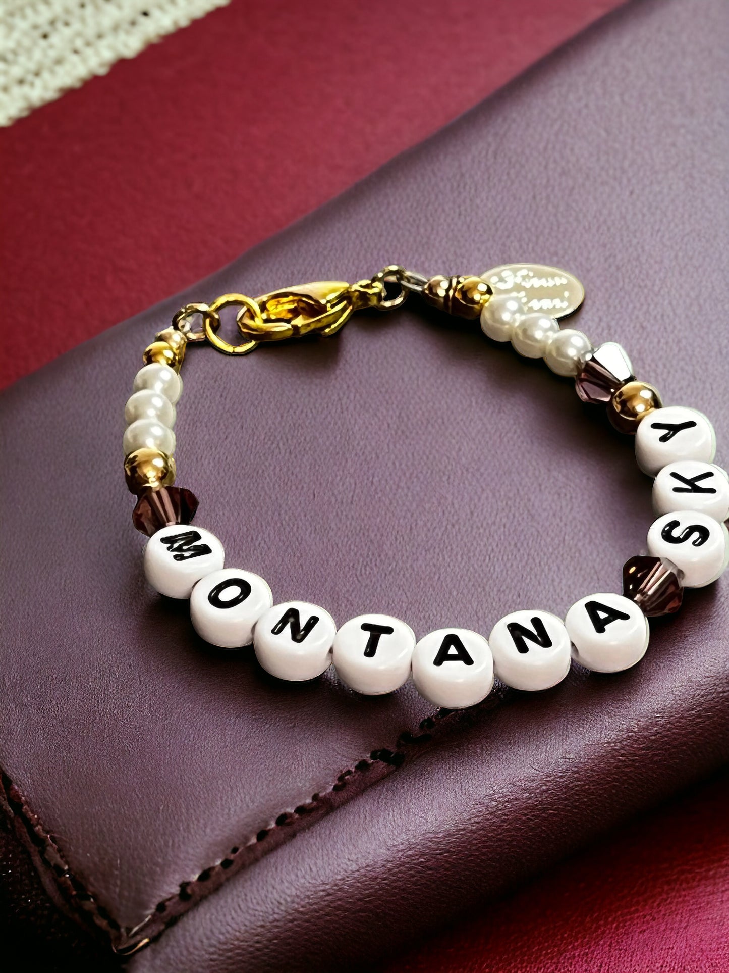 Concert Series - Golden Lyrics Bracelet