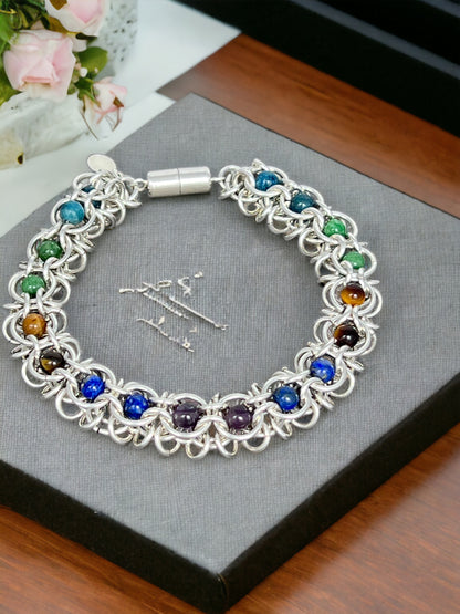 Gemstone Tennis Bracelet