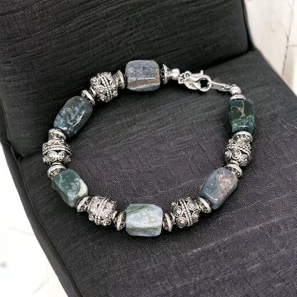 Fancy Jasper Cube Bracelet